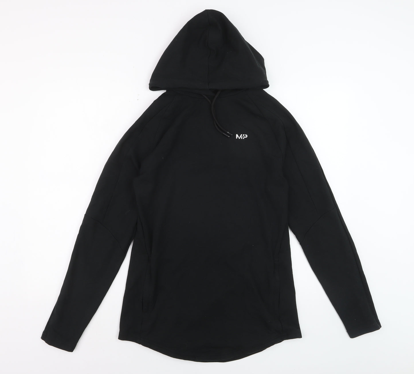 MP Womens Black Pullover Hoodie Small Cotton Blend