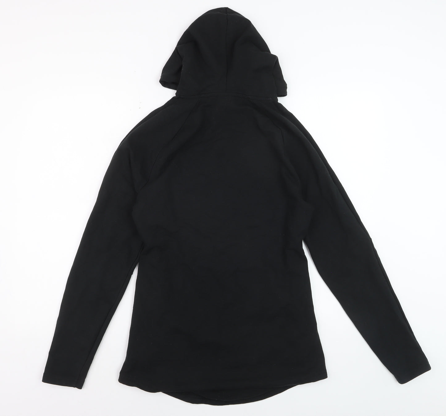 MP Womens Black Pullover Hoodie Small Cotton Blend