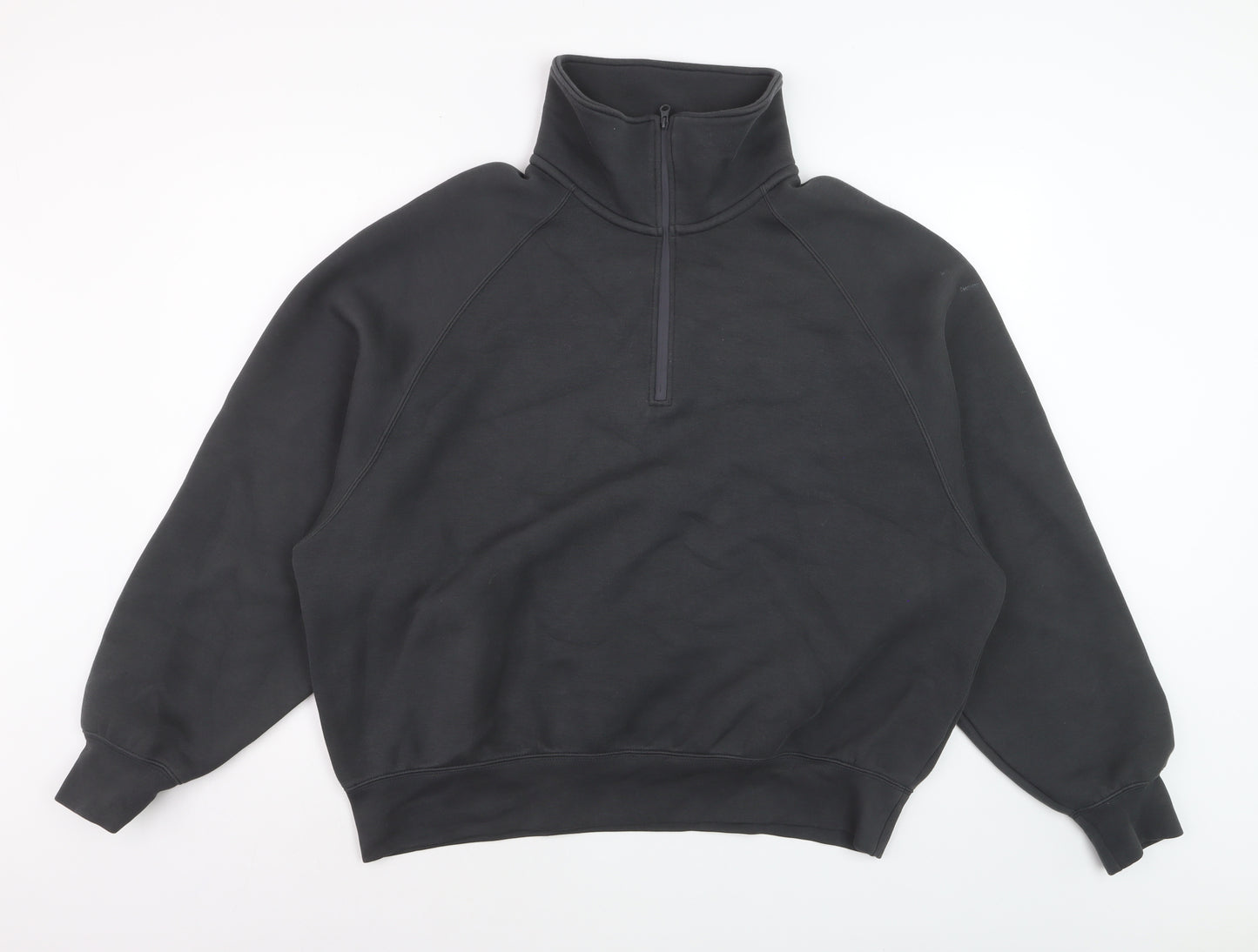 Nike Women Black Small 1/4 Zip Pullover Sweatshirt