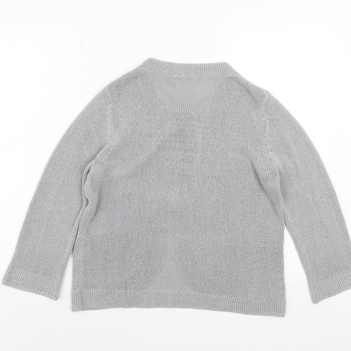 Marks and Spencer Per Una Women's Grey Size 12 Cardigan Jumper