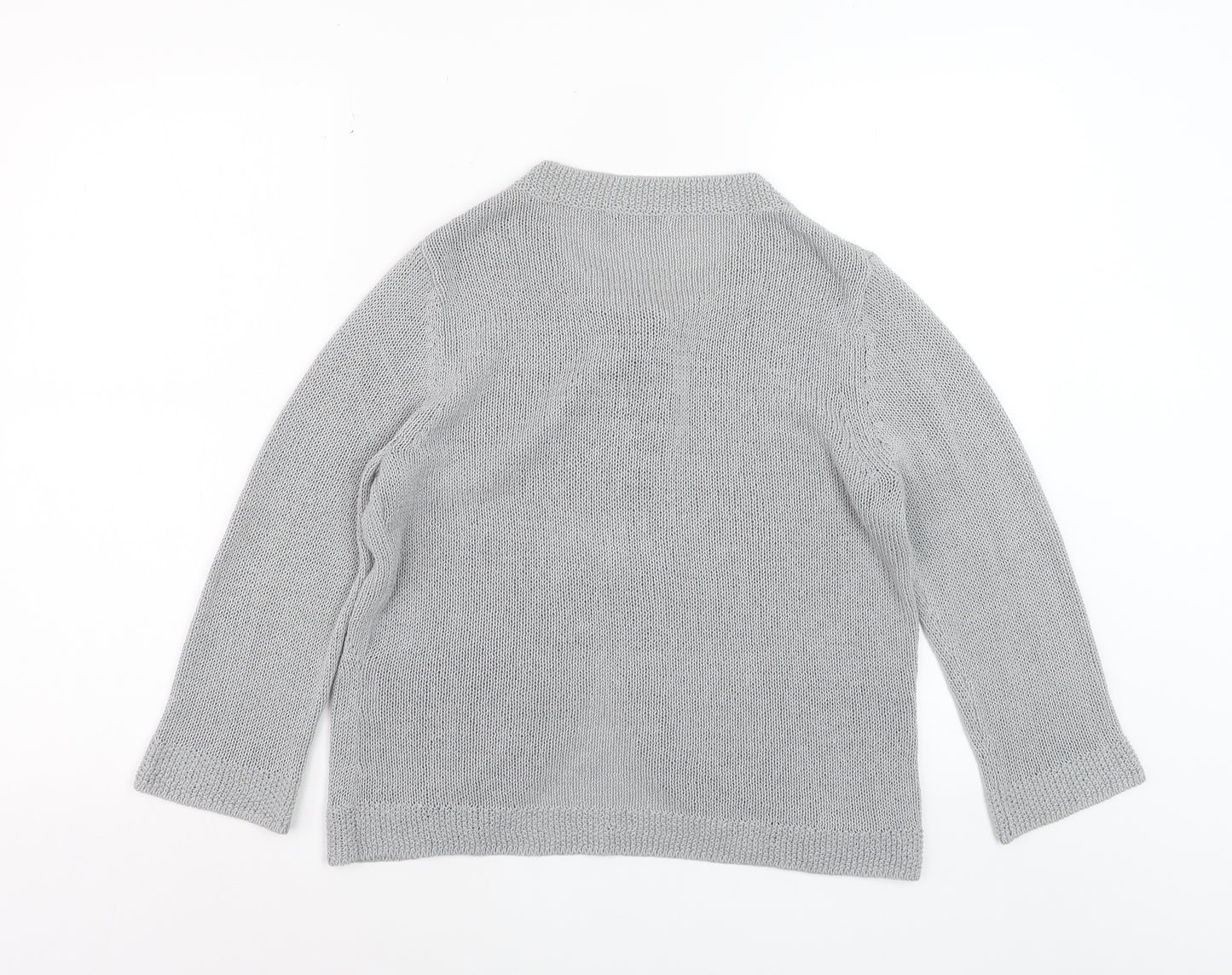 Marks and Spencer Per Una Women's Grey Size 12 Cardigan Jumper