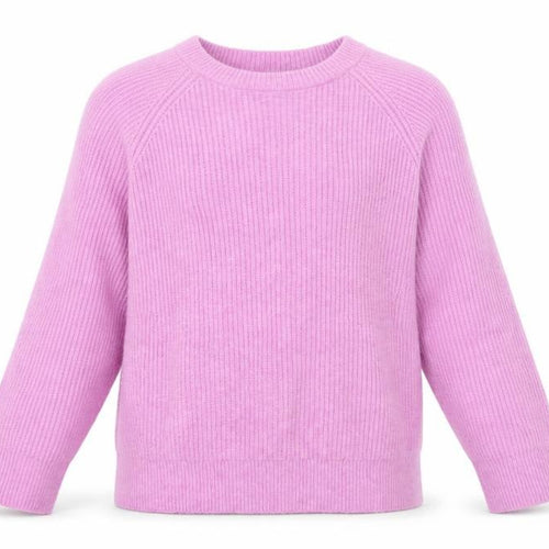UNIQLO Girls Pink Acrylic Blend Crew Neck Pullover Jumper Size 13 Years