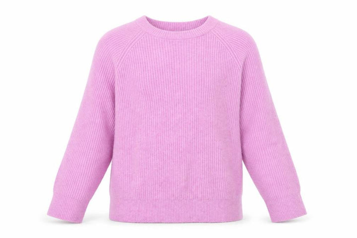 Uniqlo Girls Pink Acrylic Blend Crew Neck Pullover Jumper Size 13 Years
