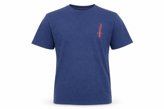 Uniqlo Boys Blue Graphic Futabasaurus T-Shirt 13-14 Years Cotton Casual