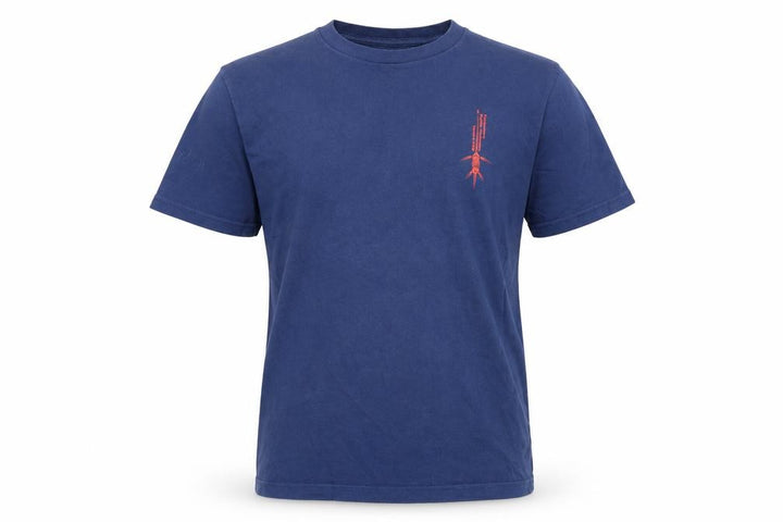 Uniqlo Boys Blue Graphic Futabasaurus T-Shirt 13-14 Years Cotton Casual