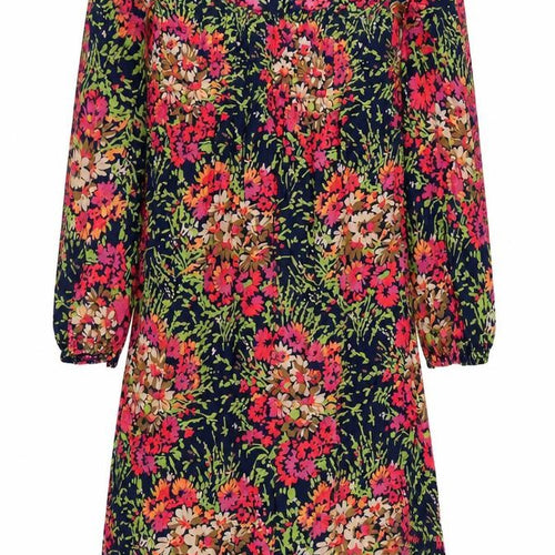 New Look Women Multicoloured Floral Viscose Shift Dress Size 10