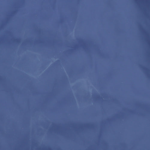 Scotland Womens Blue Hooded Waterproof Rain Jacket Size S