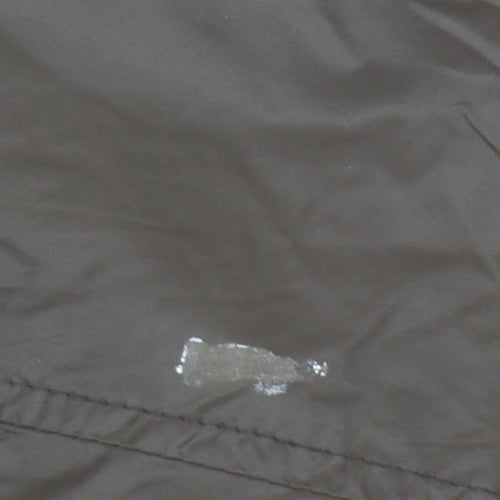 Next Men's Brown Nylon Bomber Jacket Size M Full Zip Casual