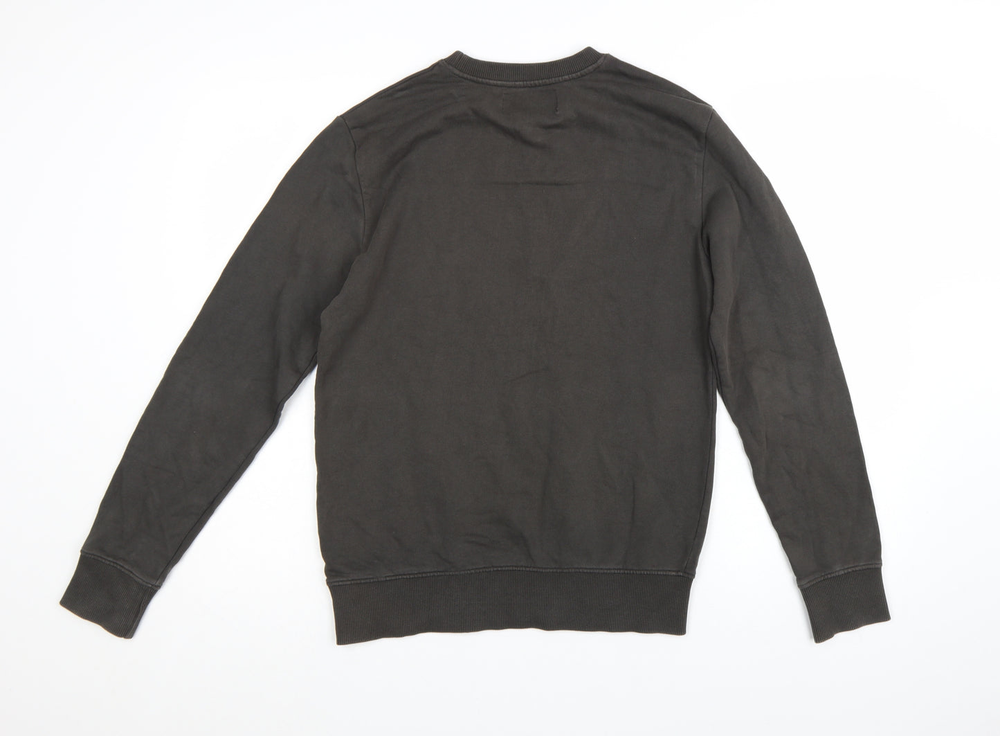 Calvin Klein Jeans Womens Black XS Crew Neck Pullover Sweatshirt