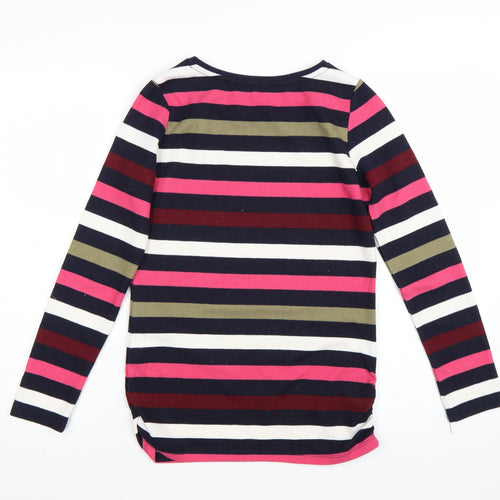Next Women’s Multicoloured Striped Crew Neck Long Sleeve Jumper Size 6