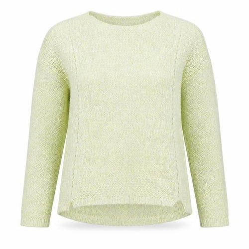 Marks and Spencer Women Green Cotton Knit Jumper Size 14