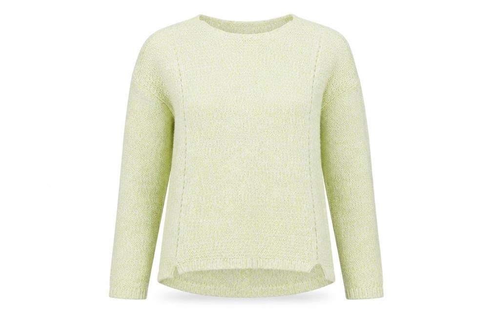 Marks and Spencer Women Green Cotton Knit Jumper Size 14