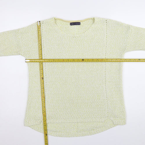 Marks and Spencer Women Green Cotton Knit Jumper Size 14