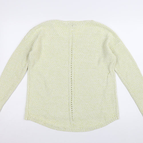 Marks and Spencer Women Green Cotton Knit Jumper Size 14