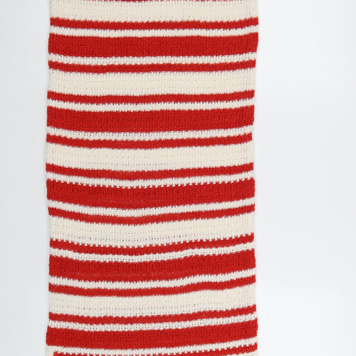 Marks and Spencer Women’s Red Striped Knit Sleeveless Midi Tank Dress Size S