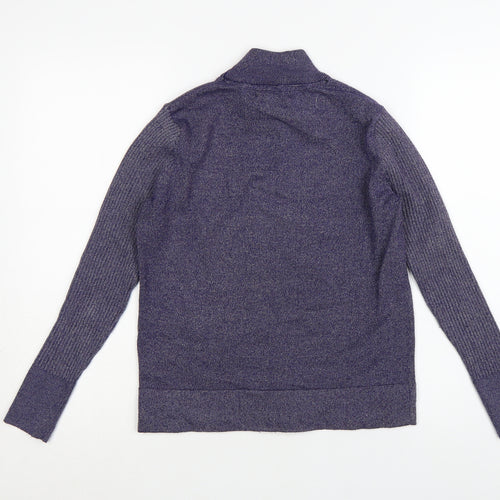 Biba Women's Purple Roll Neck Knit Jumper Size S
