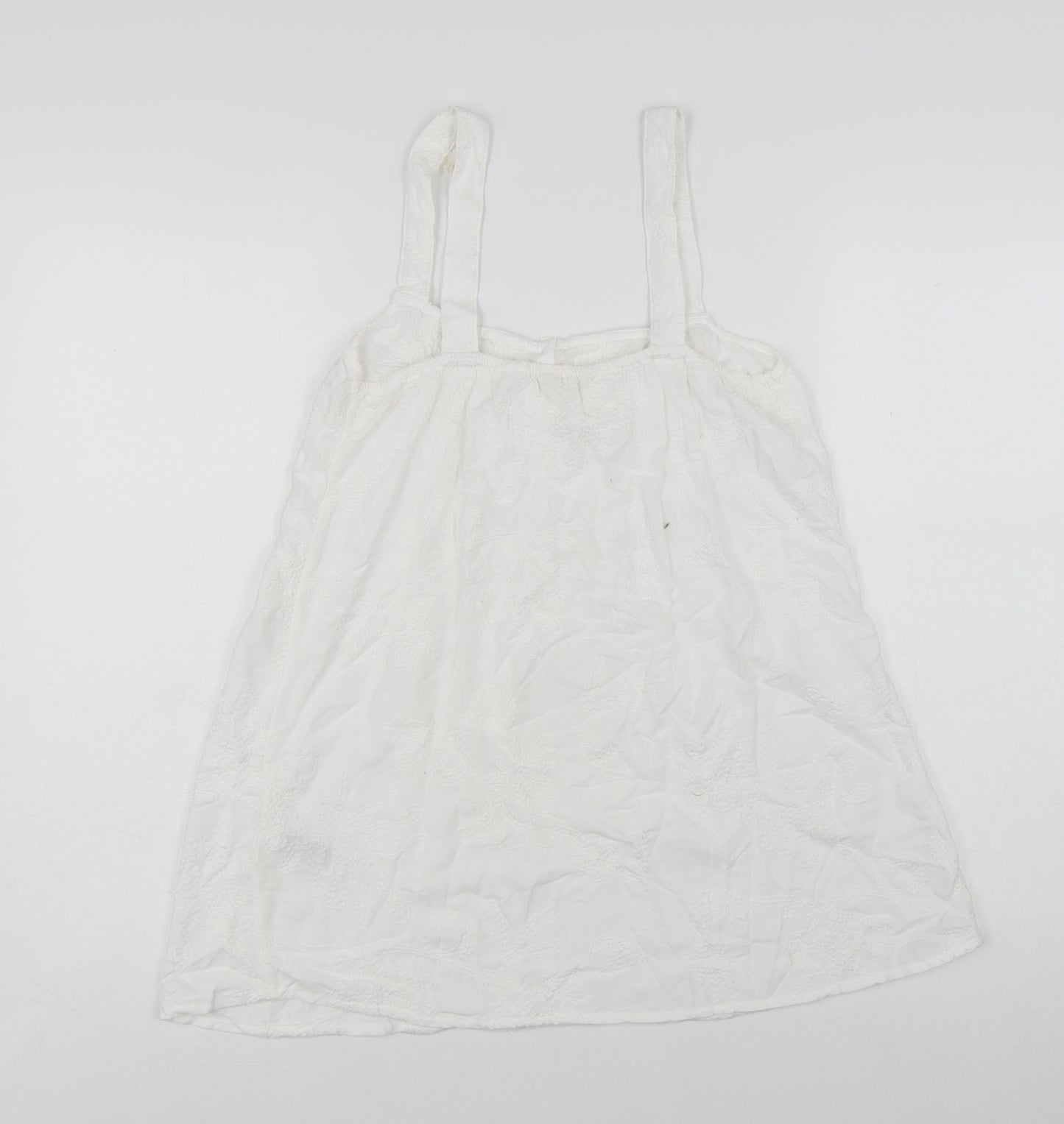 Marks and Spencer Women’s Ivory Embroidered Camisole Top UK 10