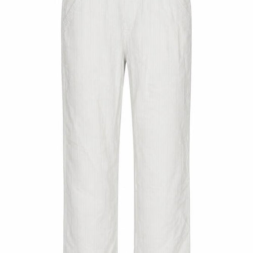 Dolce & Gabbana Women White Cotton Straight Trousers Size 12