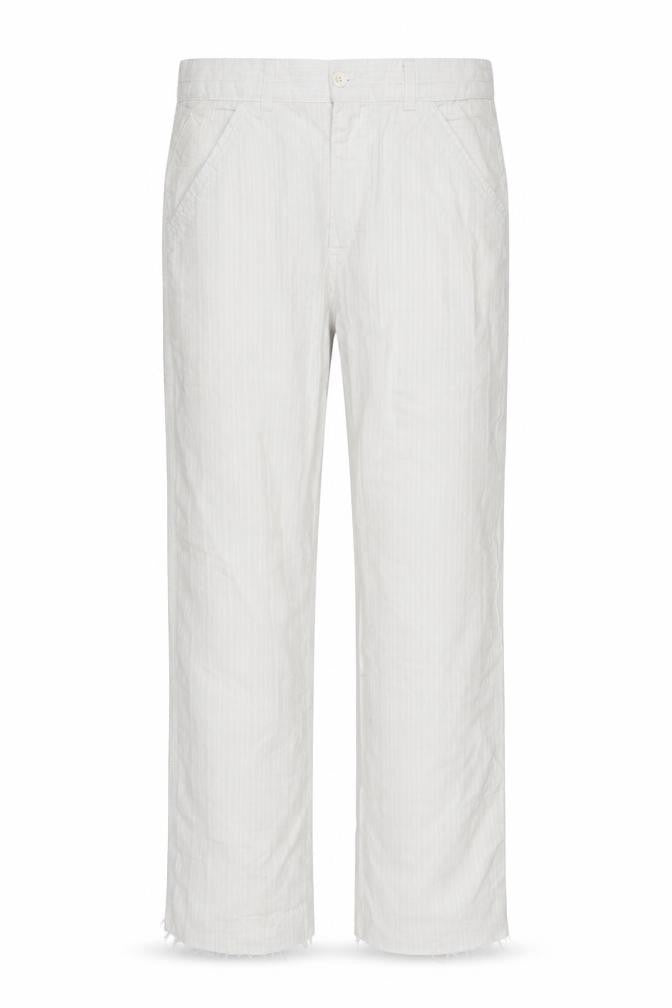 Dolce & Gabbana Women White Cotton Straight Trousers Size 12