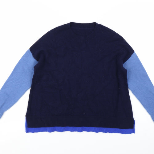A.T Atsushi Takahama Women's Blue Cashmere Jumper Size 8