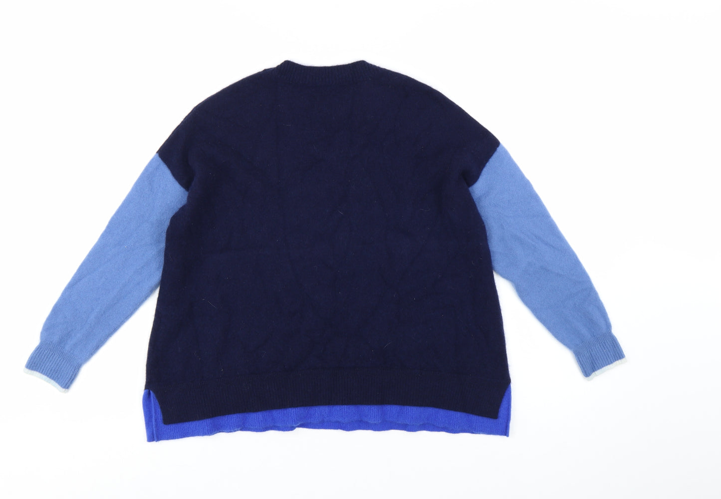A.T Atsushi Takahama Women's Blue Cashmere Jumper Size 8