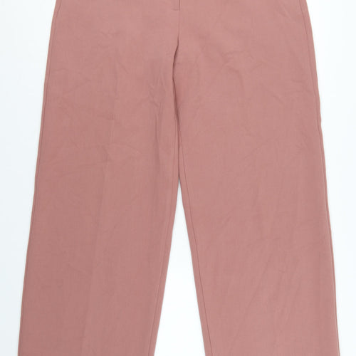 Marks and Spencer Women Brown Size 16 Wide-Leg Trousers
