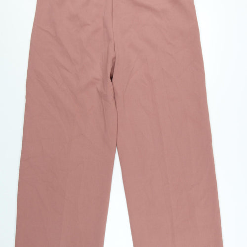 Marks and Spencer Women Brown Size 16 Wide-Leg Trousers