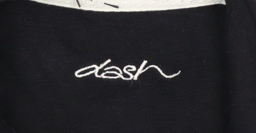 Dash Women’s Black Size 18 Full Zip Vest Hoodie Sleeveless Sweatshirt