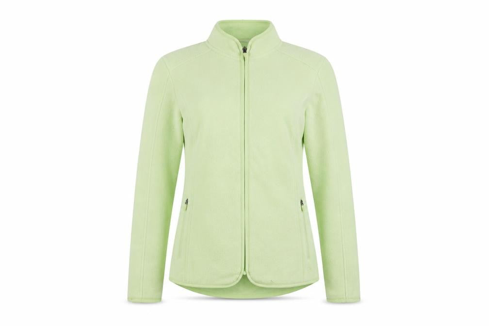 Marks and Spencer Women Pale Green Fleece Zip Jacket Size 12
