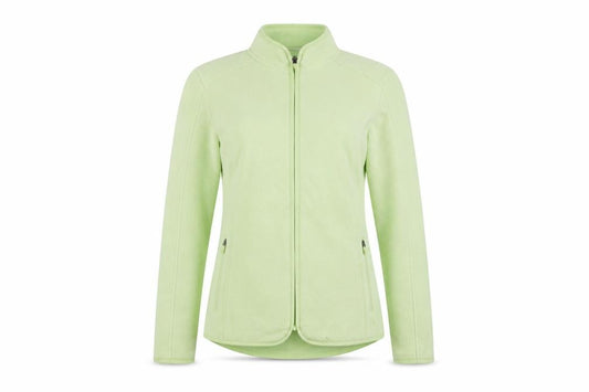 Front view of Marks & Spencer Women Pale Green Fleece Zip Jacket, size 12