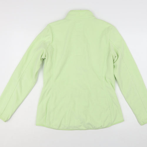 Marks and Spencer Women Pale Green Fleece Zip Jacket Size 12