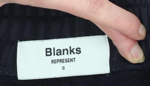 Represent Mens Black Sweat Shorts S Elastic Waist Casual