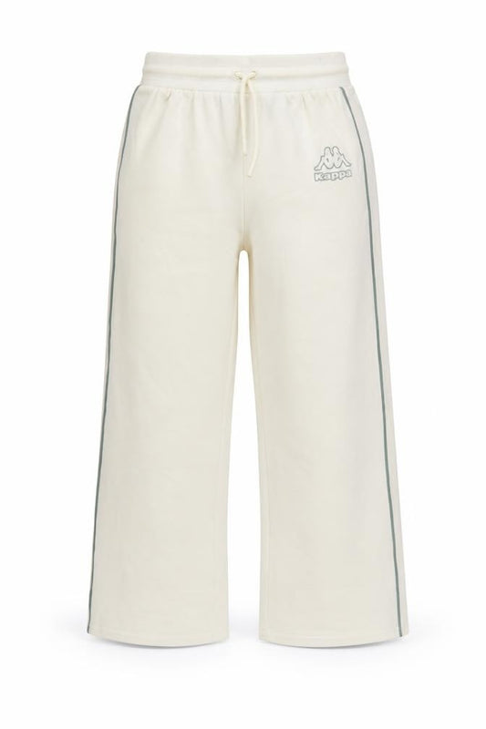 Kappa x Primark Girls Ivory Jogger Trousers 9-10 Years Elastic Waist