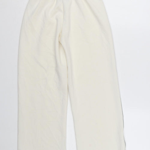 Kappa x Primark Girls Ivory Jogger Trousers 9-10 Years Elastic Waist