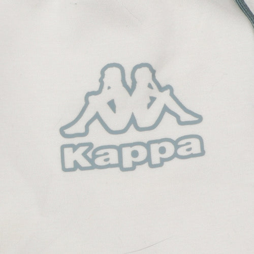 Kappa x Primark Girls Ivory Jogger Trousers 9-10 Years Elastic Waist