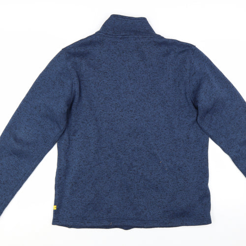 möberg Men's Blue Fleece 1/4 Zip Pullover Sweatshirt Size L
