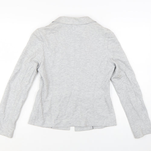 Hilfiger Denim Women's Grey Blazer Jacket Size S Tailored Casual