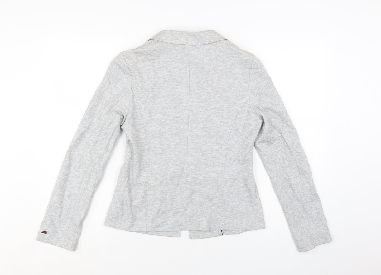Hilfiger Denim Women's Grey Blazer Jacket Size S Tailored Casual