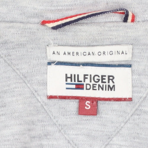 Hilfiger Denim Women's Grey Blazer Jacket Size S Tailored Casual