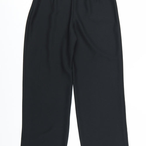 Marks and Spencer Women’s Black Size 8 Pleated Regular Fit Trousers