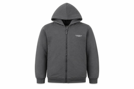 McKenzie Boys Grey Full Zip Hoodie 13-15 Years Cotton Blend Sportswear