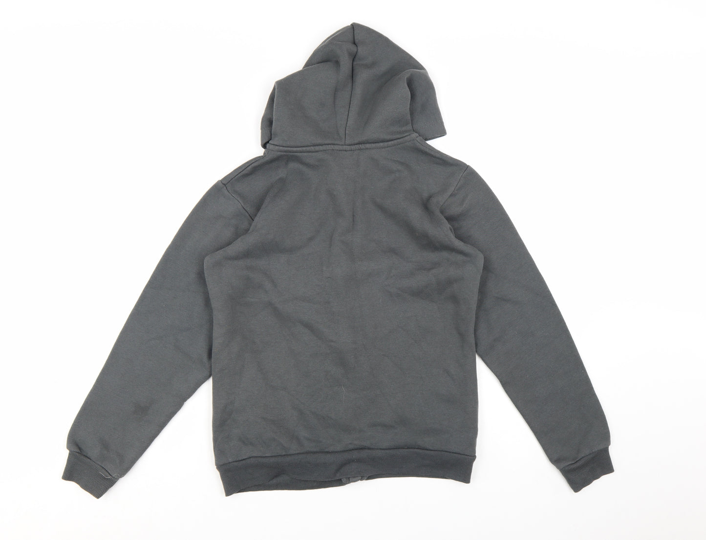 McKenzie Boys Grey Full Zip Hoodie 13-15 Years Cotton Blend Sportswear