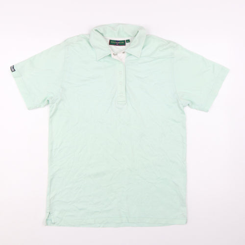 Glenmuir Women's Green Cotton Polo Shirt Size S Short Sleeve Classic