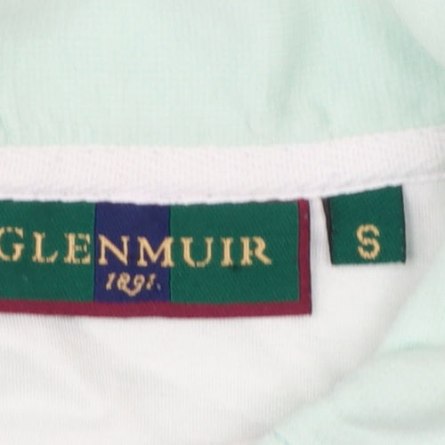 Glenmuir Women's Green Cotton Polo Shirt Size S Short Sleeve Classic