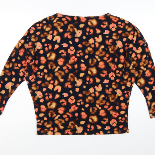 Sonder Studio Women’s Multicoloured Leopard Print Tunic Blouse UK10