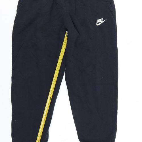 Nike Boys Black XL Jogger Sweatpants Elastic Waist Fleece Trousers