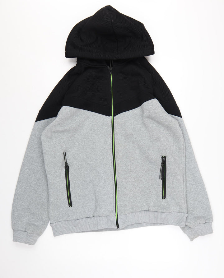 Everlast Men’s Grey Full Zip Hoodie 2XL Sports Fleece