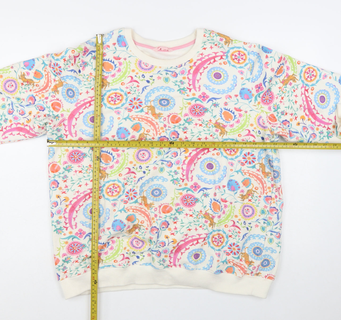 Strong Girls Club Women’s Multicoloured Floral Pullover Sweatshirt Size M