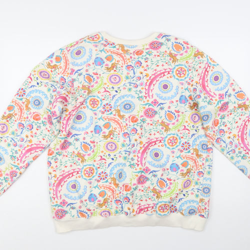 Strong Girls Club Women’s Multicoloured Floral Pullover Sweatshirt Size M