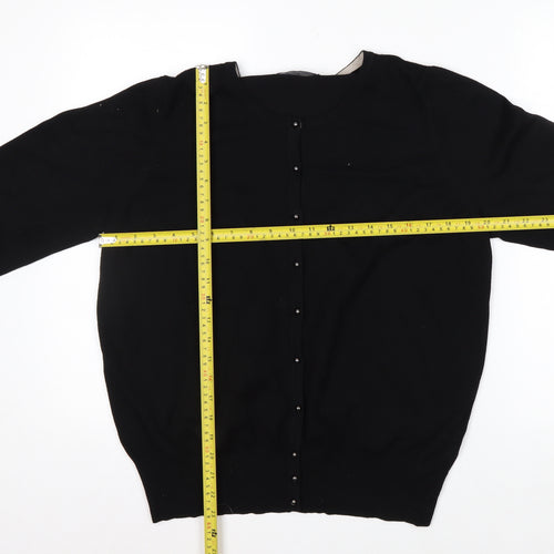 Marks and Spencer Women’s Black Long Sleeve Cardigan Size 20